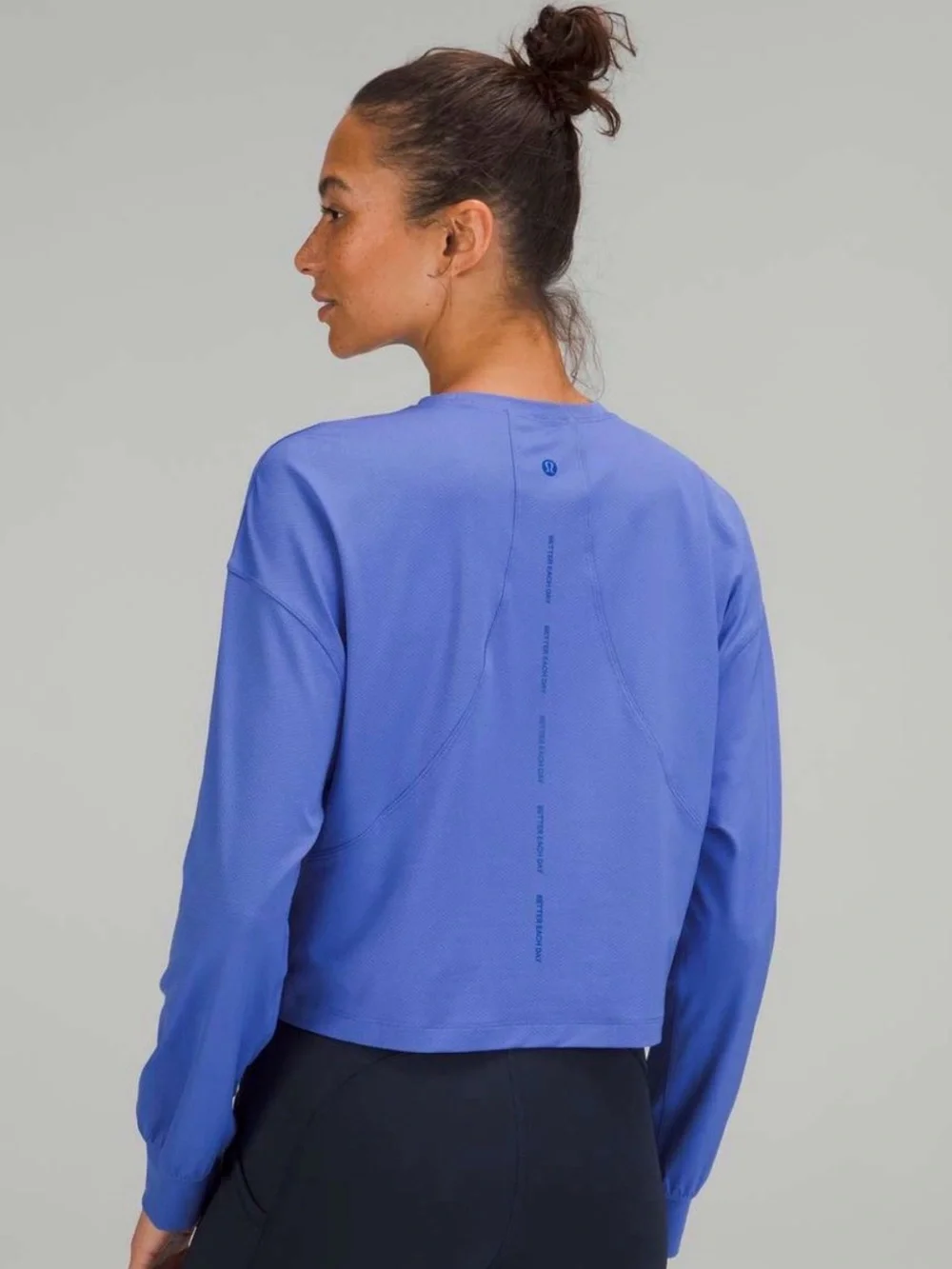 LULULEMON Abrasion-Resistant Training Long Sleeve Shirt Wild Indigo 4
